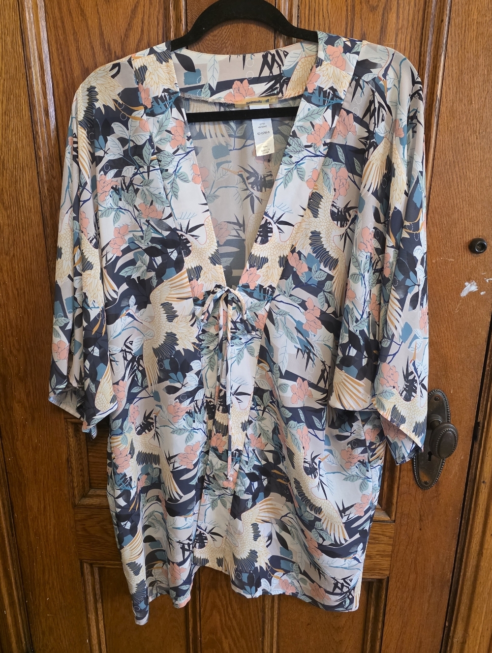 Ashley Graham X Swimsuits For All Kimono Coverup - XL